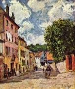 Alfred Sisley Strabe in Moret-Sur Loing Spain oil painting artist